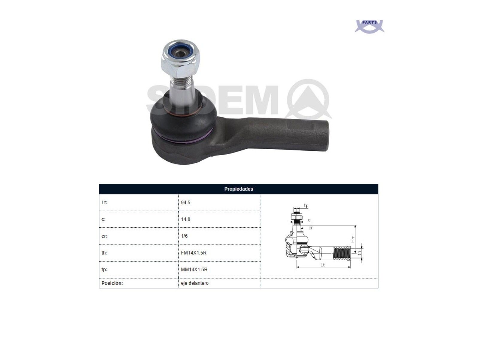 Puntero Nissan D22 98-25 Der/Izq 