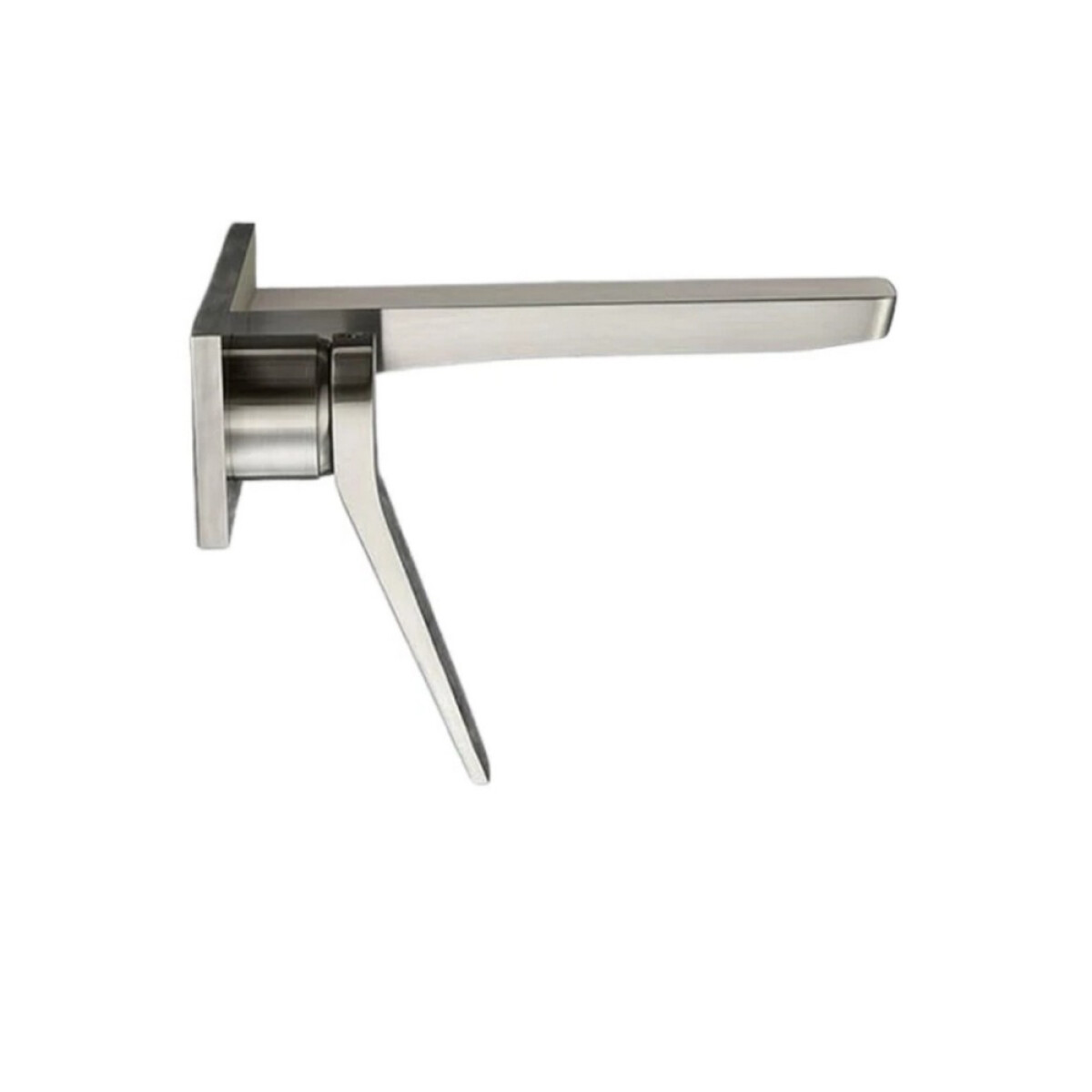 Grifería de Lavatorio Monocomando de Pared Brushed Cromó Línea Silver Panem 