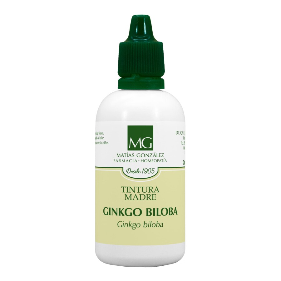 Gotas Tintura Madre Ginkgo Biloba 60cc - (Nº22) Gotas Tintura Madre Ginkgo Biloba 60cc - (Nº22)