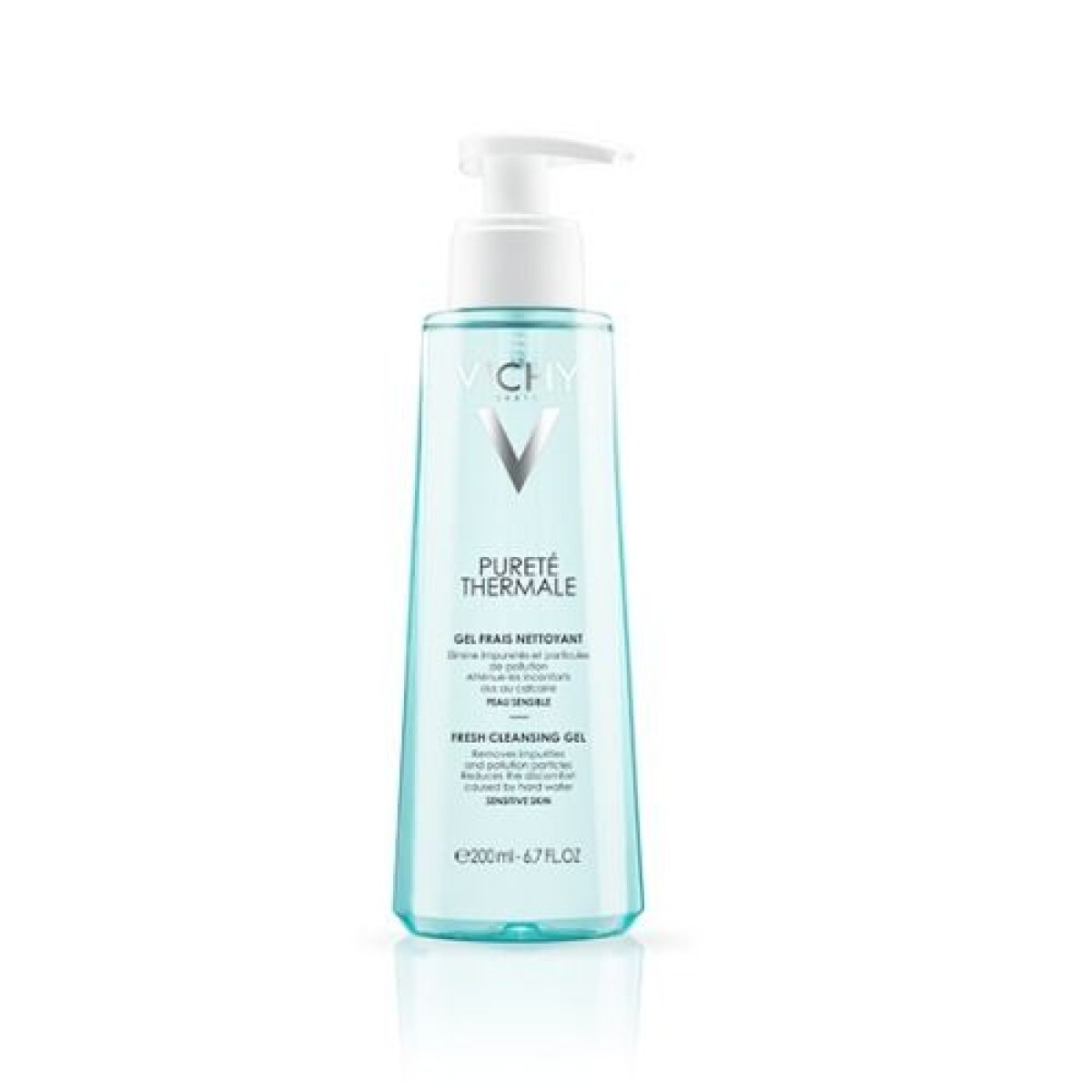 Vichy Pureté Thermale Gel Fresco Limpiador 200ml – Limpieza Suave y Refrescante 