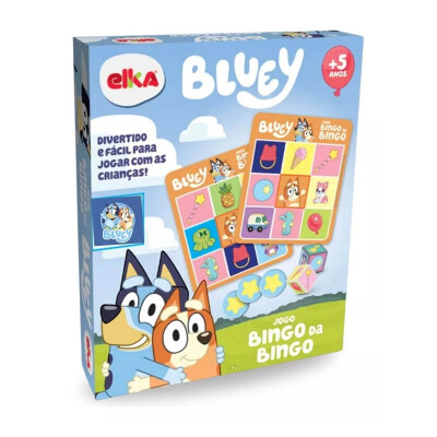 Juego de bingo de Bingo Bluey Juego de bingo de Bingo Bluey
