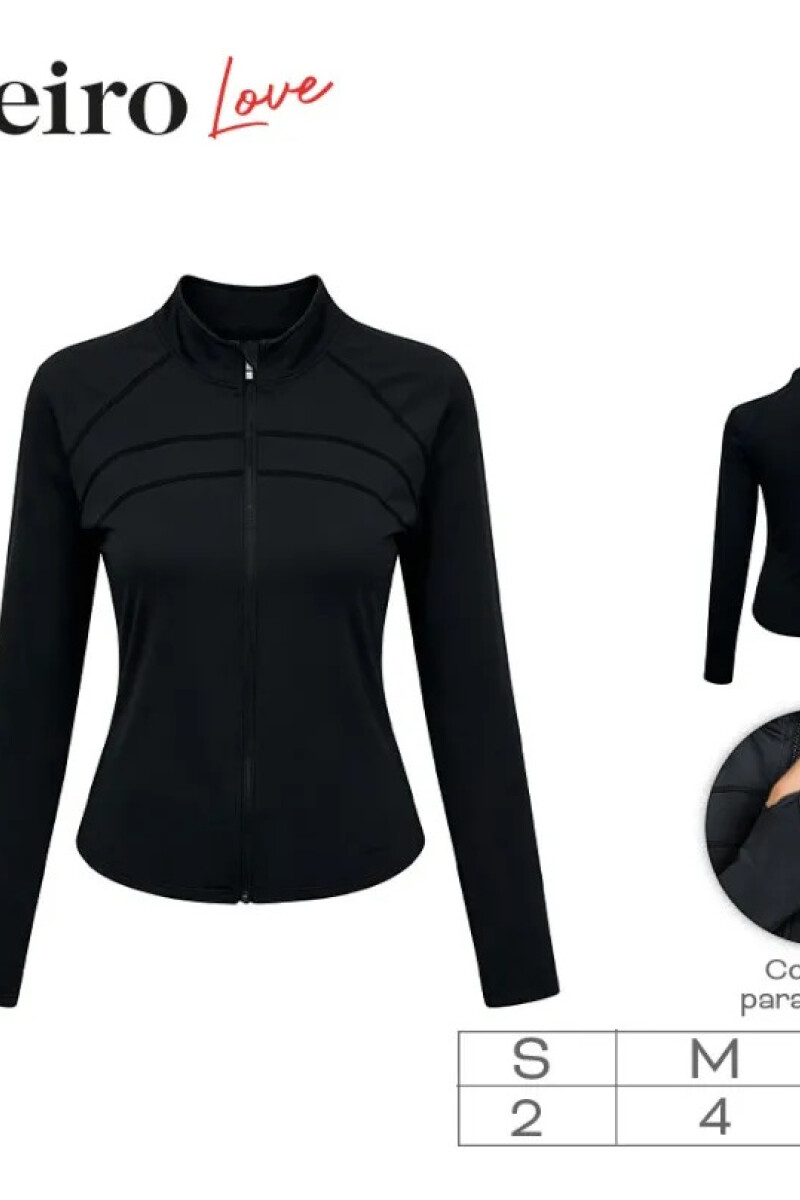 Campera Deportiva Oreiro Negro
