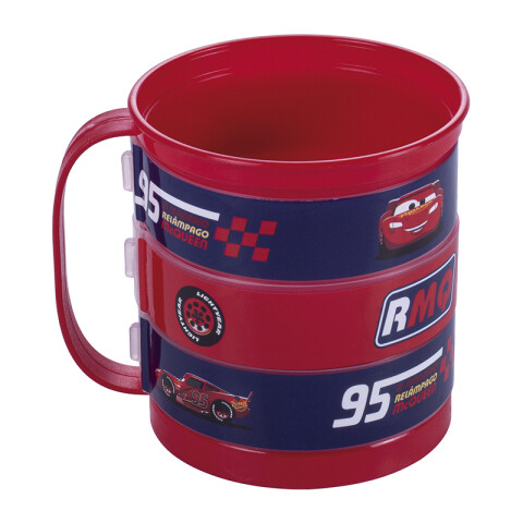 Taza Plástica Puzzle Cars 360ml U