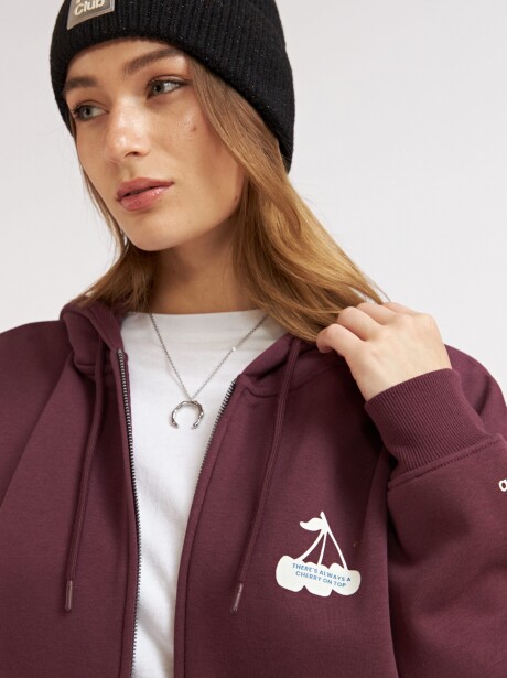 CAMPERA CHERRY BORDO