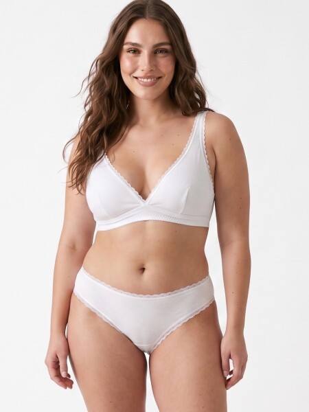BASICO HALTER ALGODÓN BLANCO