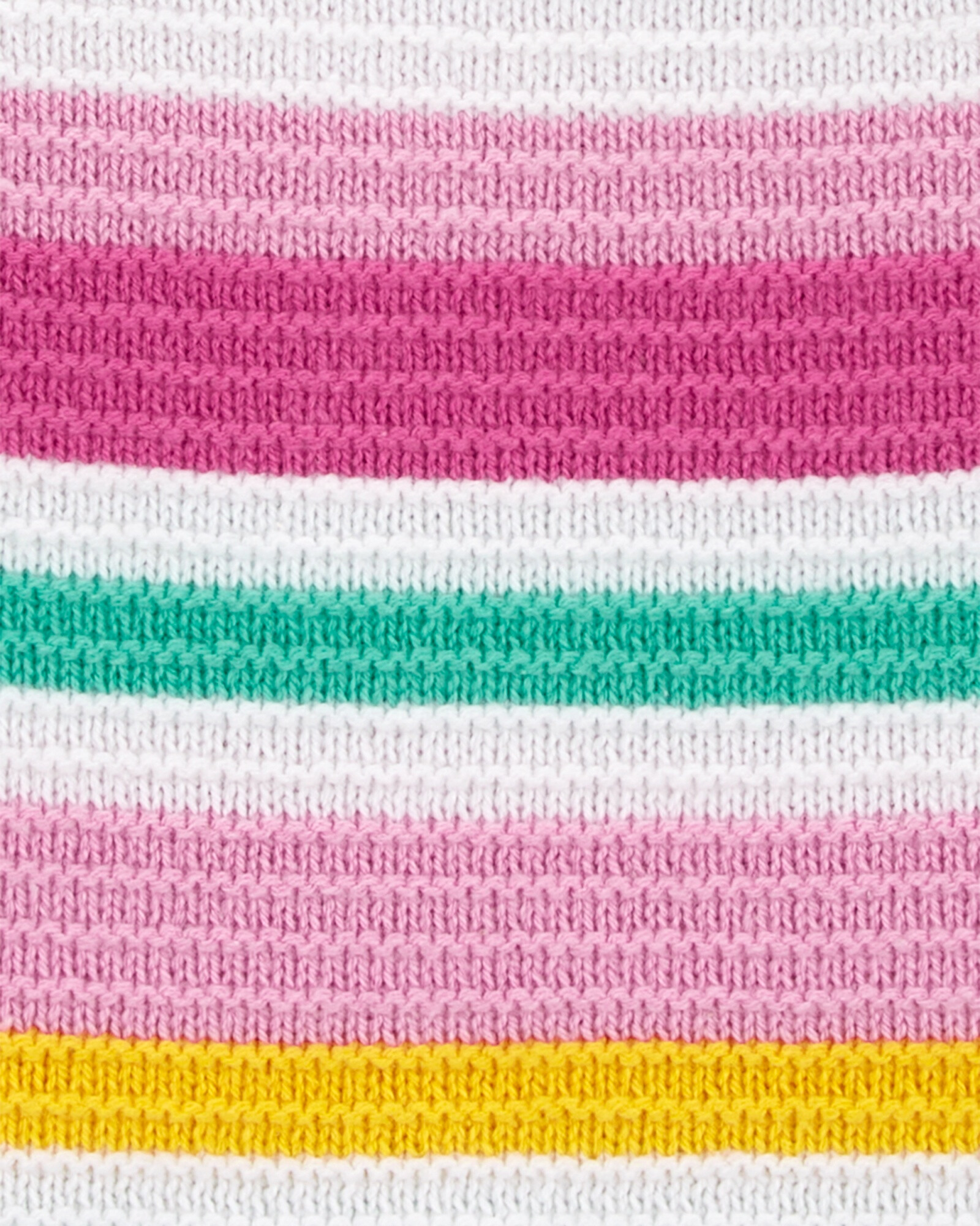 Musculosa a crochet, diseño a rayas Sin color