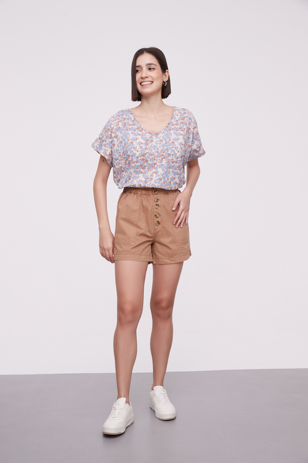 Short Tulin Tostado