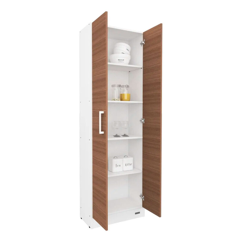 MULTIUSO 2 Puertas ZM -MS 18 Veteado Beige-Negro N/A