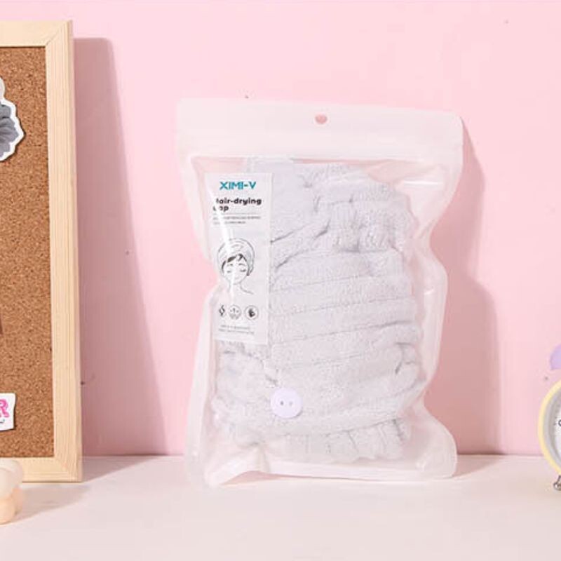 Toalla Turbante Para El Cabello - Azul/crema/rosa/gris Toalla Turbante Para El Cabello - Azul/crema/rosa/gris