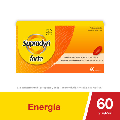 Supradyn Forte 60 Grageas Supradyn Forte 60 Grageas