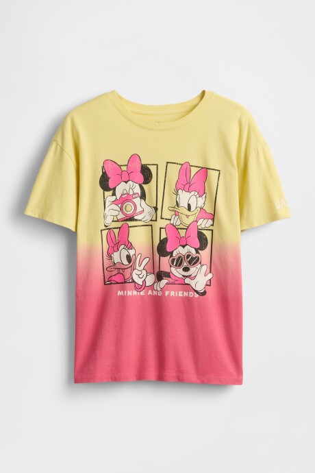 Remera Gráfica Niña Pink Ombre