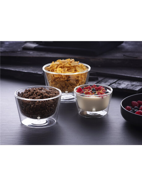 BOWL DOBLE PARED 510ML BOROSILICATO MASTERPRO BOWL DOBLE PARED 510ML BOROSILICATO MASTERPRO