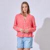 Blusa Plisada CORAL