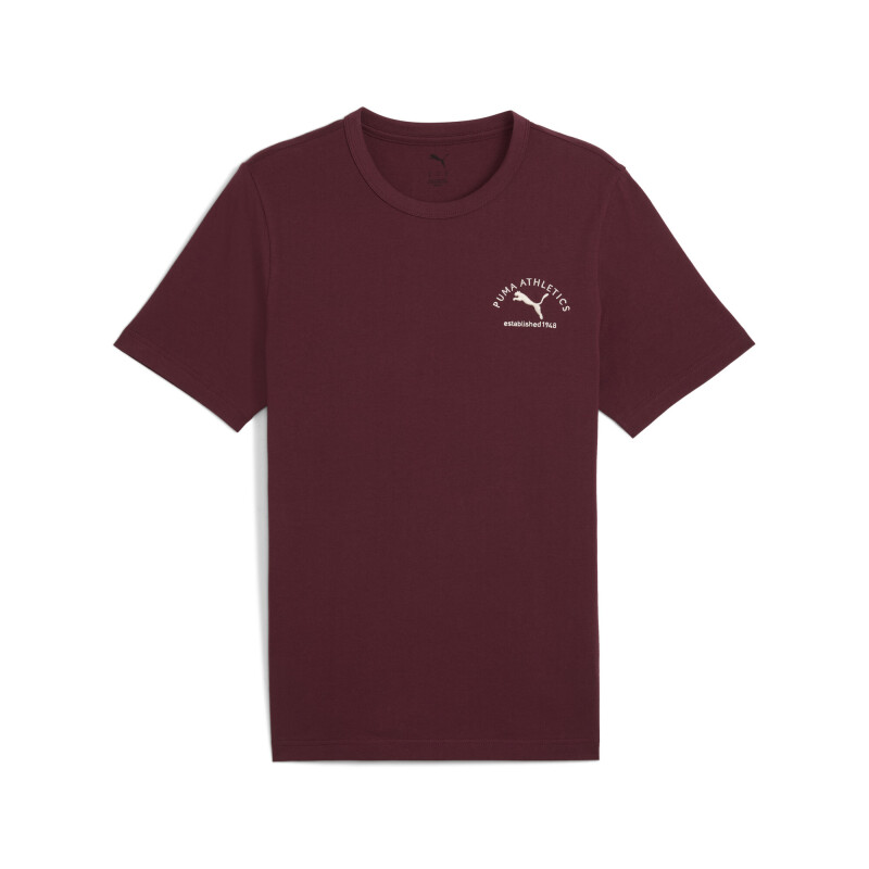 Remera Puma Graphic Tee de Hombre - 688219 96 Bordo