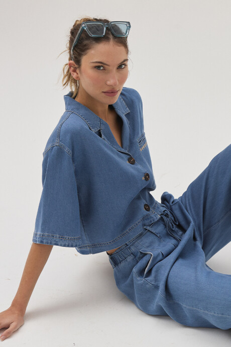 Blusa Alba Azul