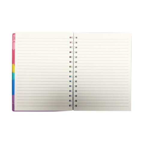 Libreta con Rulo Multicolor Pop It 20 x 15 cm U