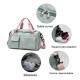Bolso De Viaje Impermeable Con Compartimento Para Calzado Gris