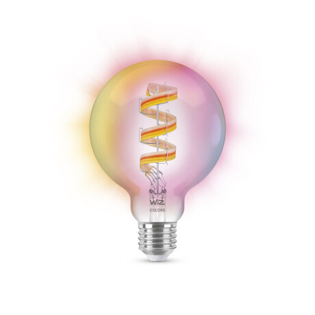 Lámpara Led Inteligente Philips Wiz 6,3W G95 E27 Blanco Y Color 001