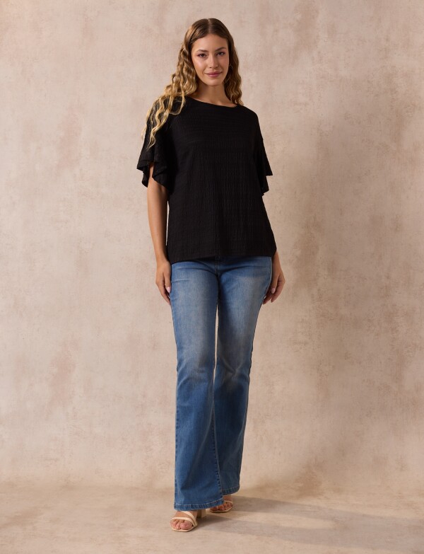 Blusa Relieve NEGRO