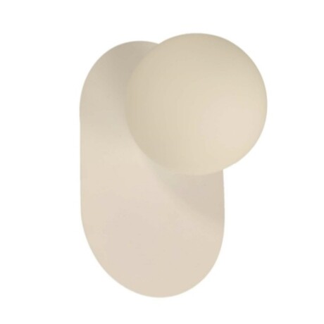 Aplique Pared Diseño Globo Blanco Mate 001