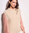 Chaleco Beige Melange