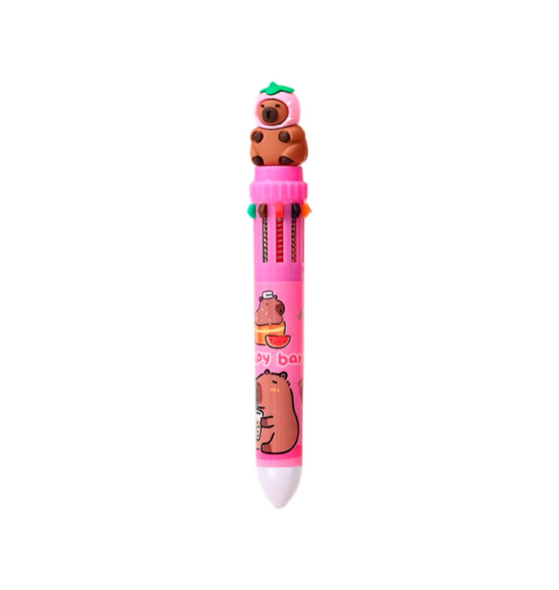 Lapicera De Capibara - Rosa 