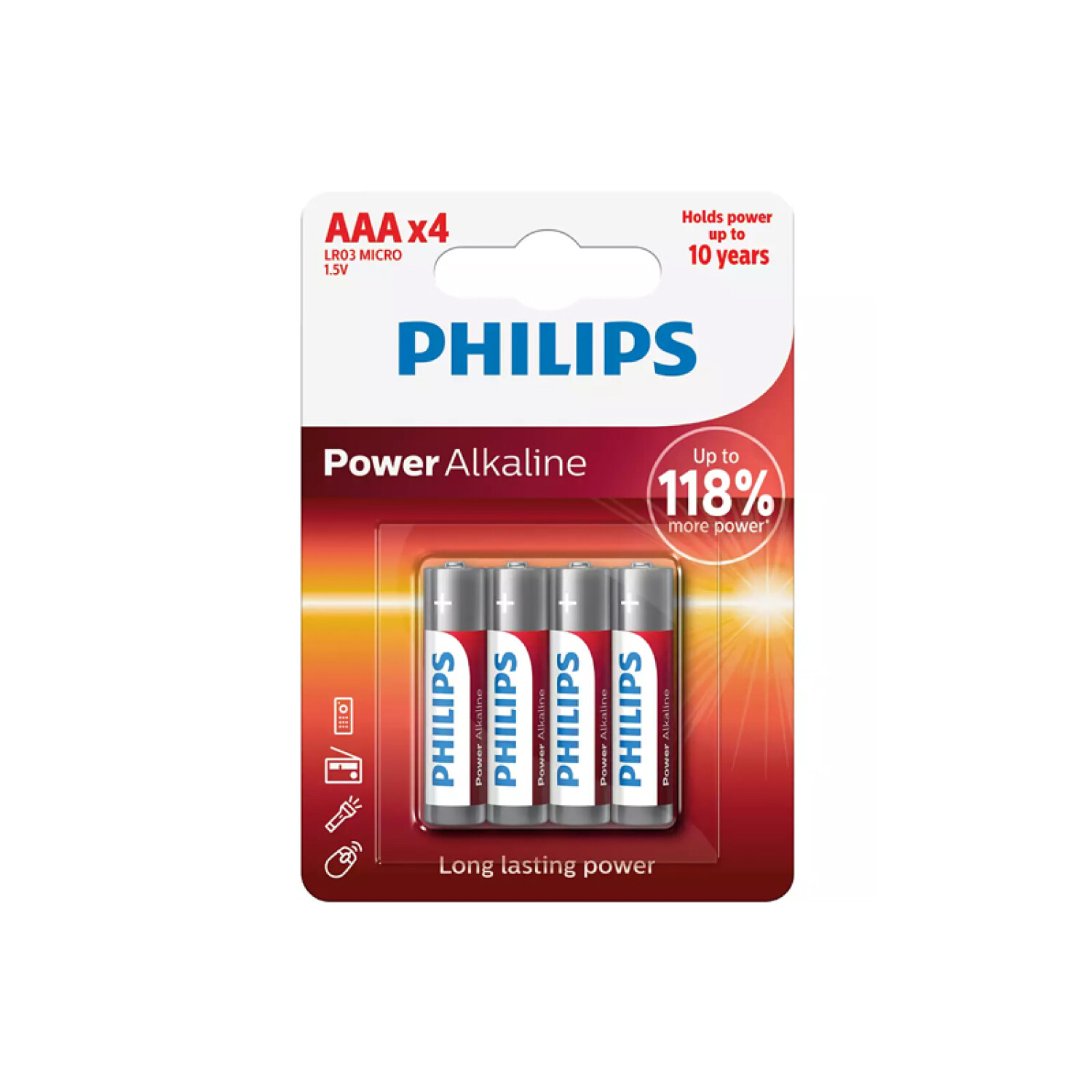 Pila alcalina AAA Power Alkaline - PH1902 — Fivisa