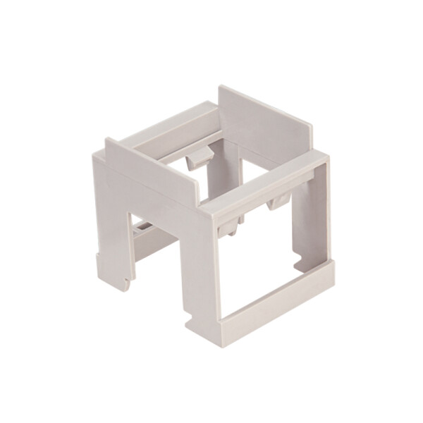 Soporte 2 módulos p/riel din blanco - Ave ELE01113
