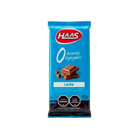 Chocolate con Leche 0% Azúcar 150g Haas Choco Con Leche 0% 150g Haas