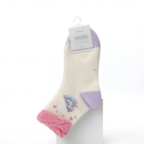 CALCETINES CORTOS DE CABALLITO PARA NIÑOS (2 PARES/ROSA Y MORADO) CALCETINES CORTOS DE CABALLITO PARA NIÑOS (2 PARES/ROSA Y MORADO)