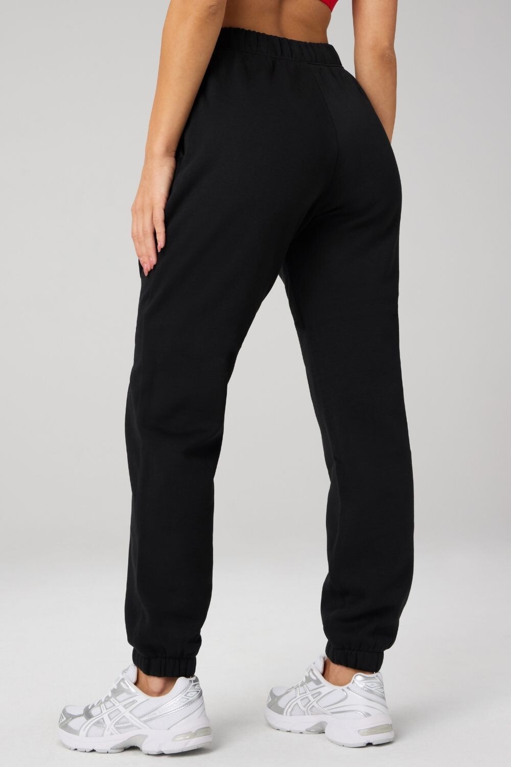 Cozy Fleece Go-To Sweatpant-Short Black