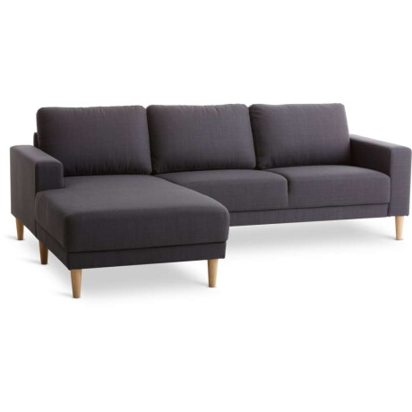 Sofa Egense Chaise Longue Tela Gris Oscuro