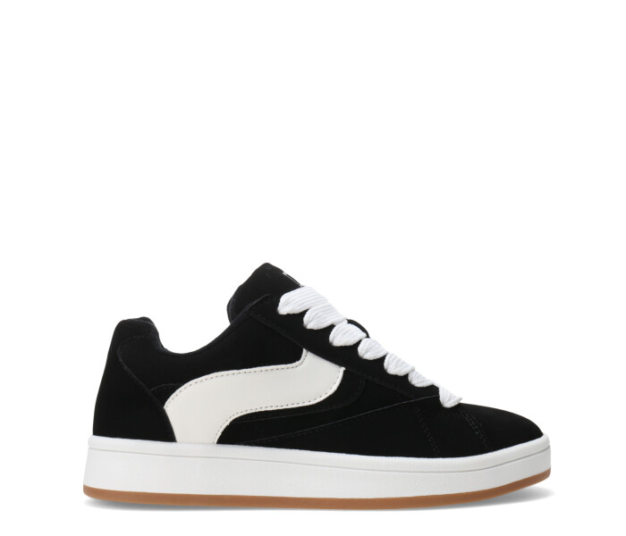 Championes de Mujer Miss Carol SIEGE acordonado Negro