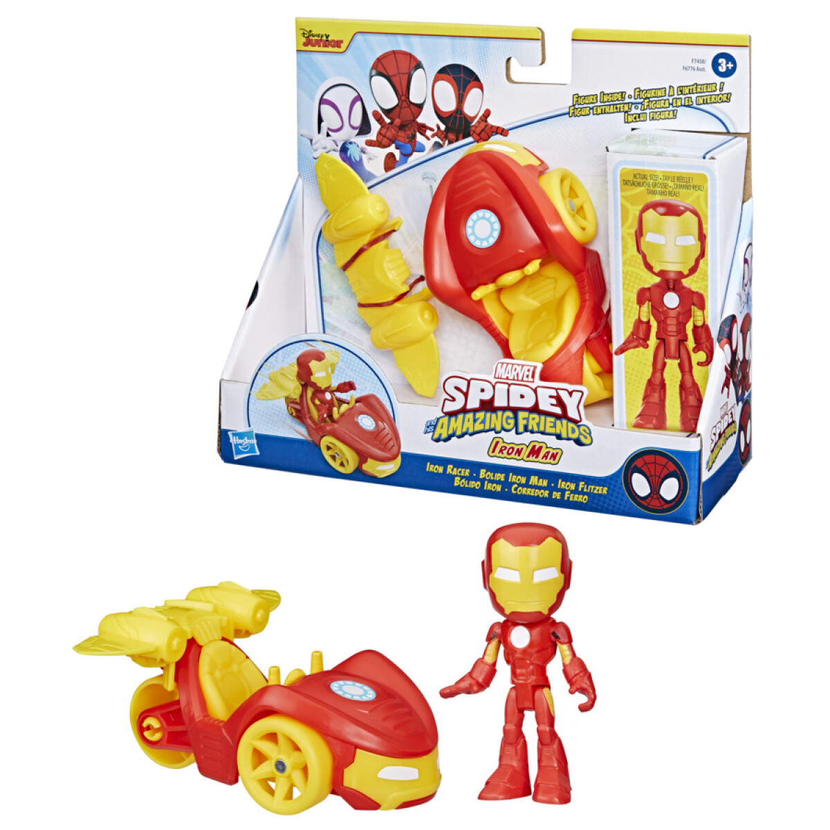 Set Figura Marvel Spidey y Sorprendentes Amigos Iron Man 