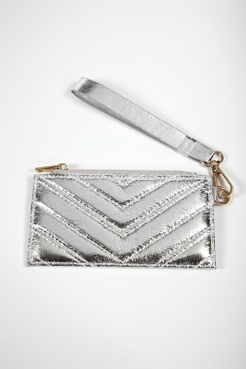 Billetera Marselina Plateado