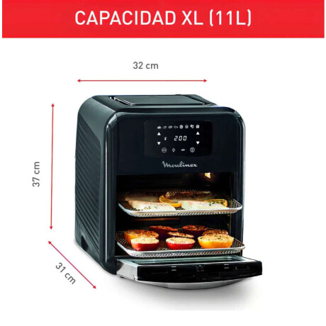 Horno Grill Y Freidora De Aire Moulinex - Easy Fry Oven & Grill 9 Funciones - 8 Programas Hasta 3 Comidas A La Vez