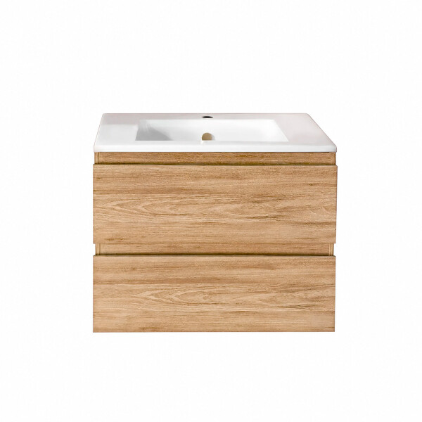 MUEBLE DE BAÑO MARRÓN CON BACHA BLANCA Mueble De Baño Marrón Con Bacha Blanca