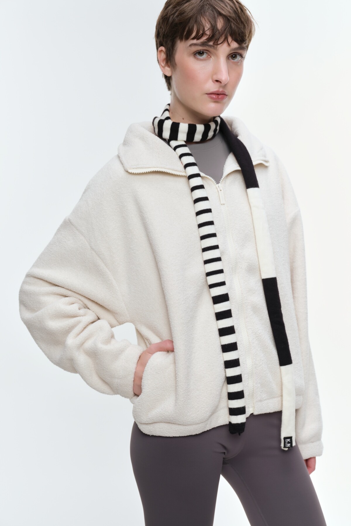 Campera Teddy Blanco