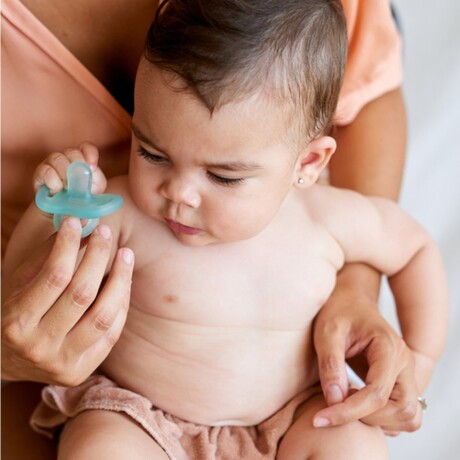 Chupete 6-18M Anatómico SX PRO Silicona Suavinex Smoothie Celeste