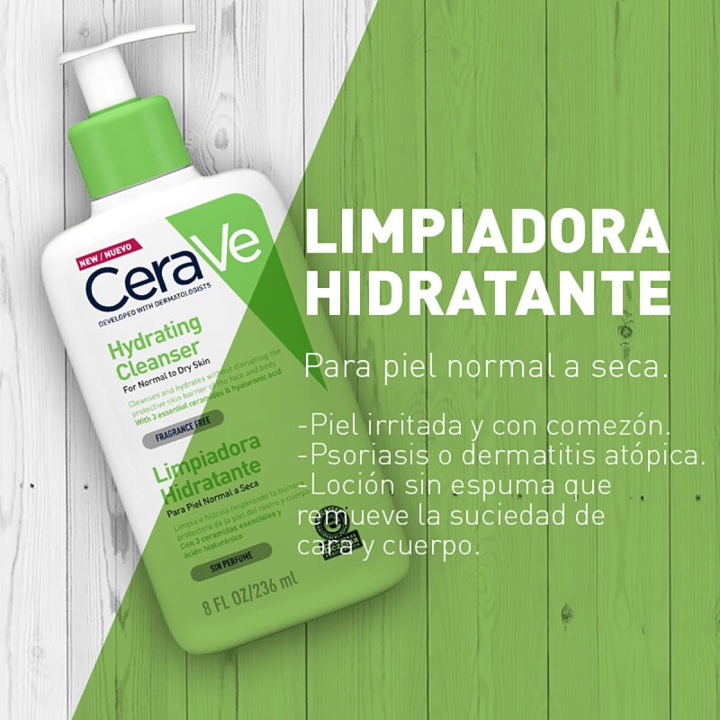 Limpiador Hidratante CeraVe 236 ML