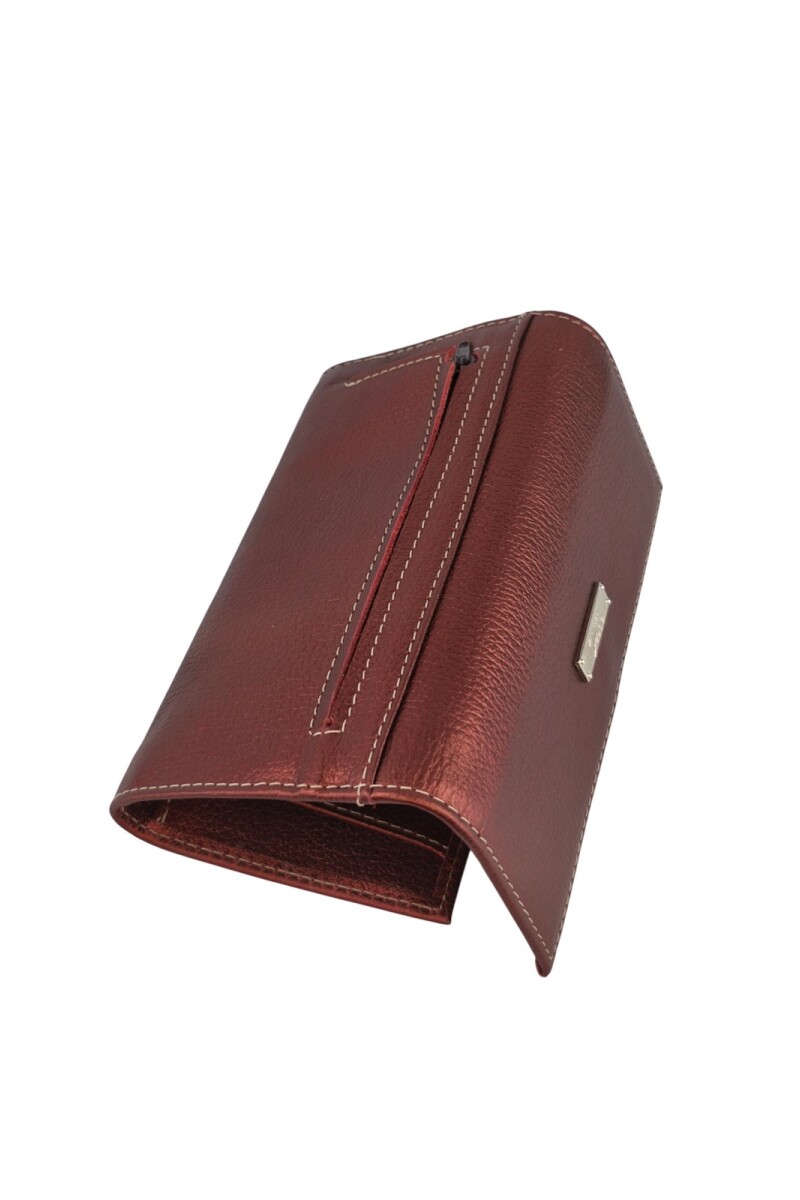 Billetera de mujer larga Cobre