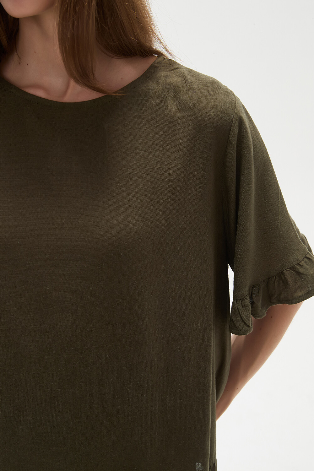Blusa Abbas Verde Oliva Oscuro