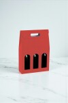 Caja c/ventana 3 botellas 27x9x38,5 - 38029 - LINO ROSSO Caja c/ventana 3 botellas 27x9x38,5 - 38029 - LINO ROSSO