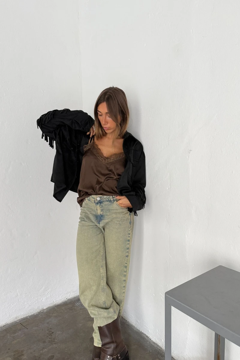 Campera Flecos