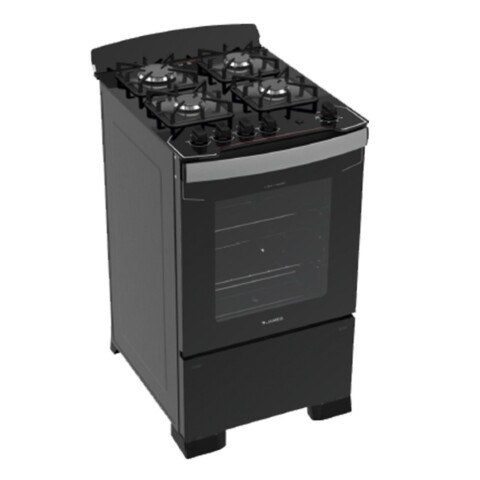 Cocina James C 804 V Negra 4 Hornallas Y Horno A Gas Color Negro Cocina James C 804 V Negra 4 Hornallas Y Horno A Gas Color Negro