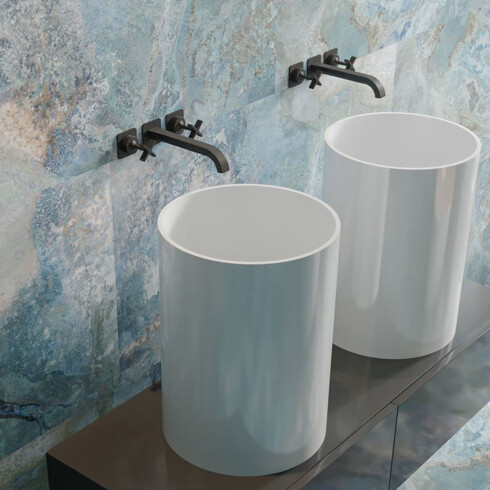 Porcelanato Azul Semi Lappato De 60X120X1Cm GAMAS DE AZUL