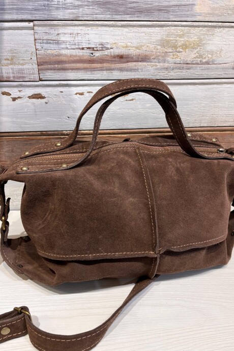 Bolso Mini Rodeo Chocolate Gamuza