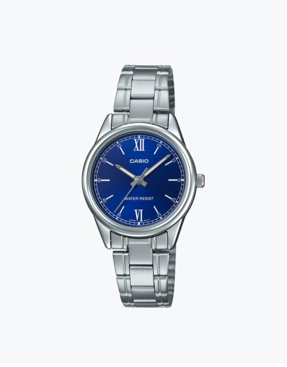 Reloj CASIO esfera azul 