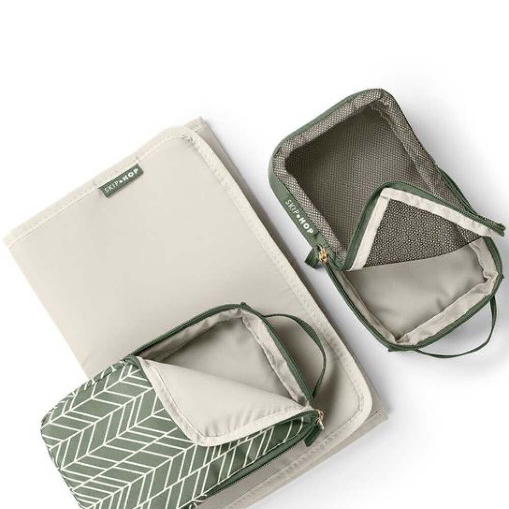 Mochila maternal Forma SKIP HOP verde