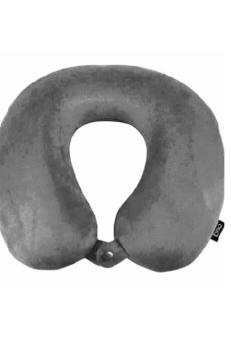 Almohada de viaje relleno Microesferas Gris